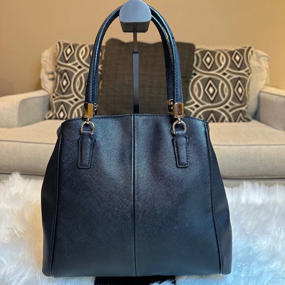 Coach Minetta Crossgrain Leather Satchel/Crossbody Handbag - Picture 6 of 12